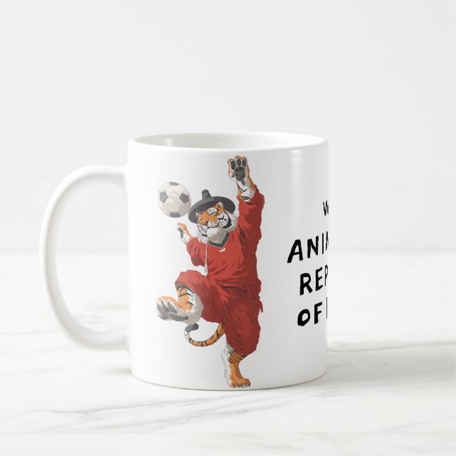 Korean Tiger Striker in Gat Kaffemugg (Vänster)