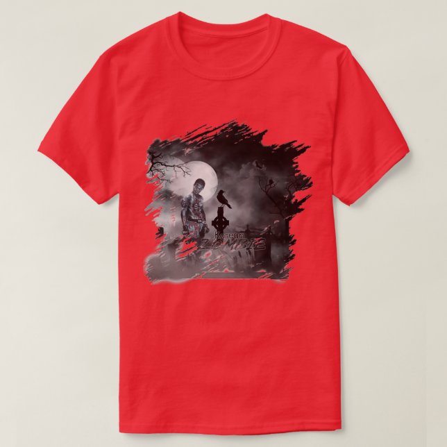 korean zombi t shirt (Design framsida)
