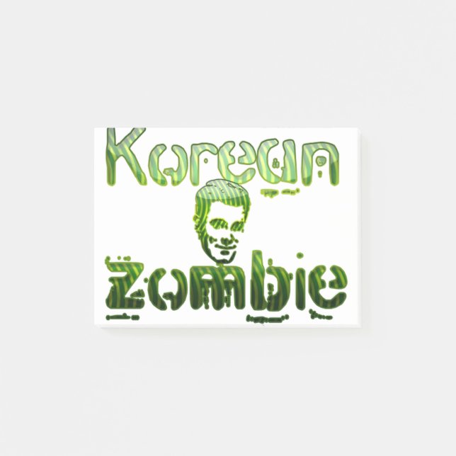 korean, zombie post-it block (Framsida)