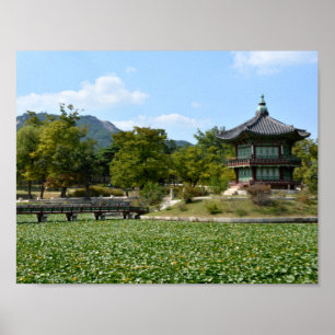 koreanen parkerar poster