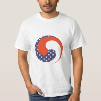 Koreansk amerikan Taeguk Tee Shirt