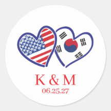 Koreansk-amerikanska hjärtflaggor