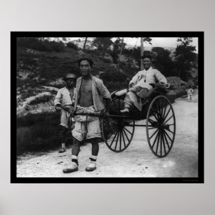 Koreansk aristokratRickshaw 1910 Poster