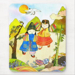 Koreansk baby första födelsedag Mousepad Musmatta