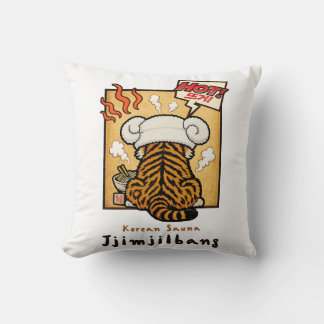 Koreansk bastu Jjimjilbang Tiger Kudde
