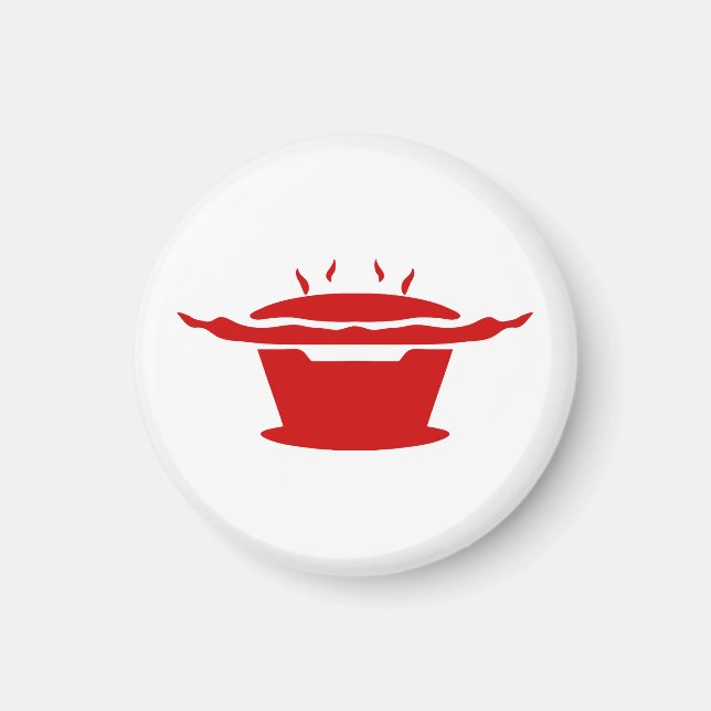Koreansk BBQ (고기구이) skylt Magnet (Framsidan)