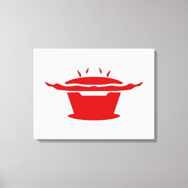 Koreansk BBQ-signatur (고 기 구 이) Canvastryck (Framsida)