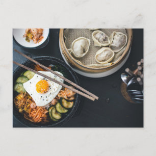 Koreansk bibimbap Yam Yam Food Vykort