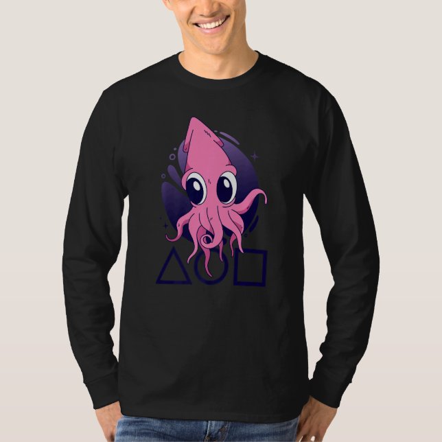 Koreansk bläckfisk t shirt (Framsida)