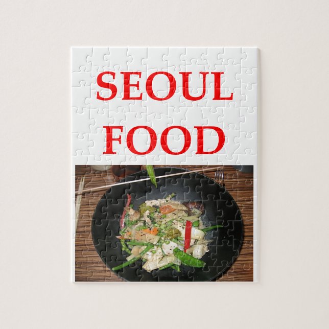 koreansk cuisine pussel (Vertikal)