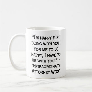 Koreansk Dramacitat från Extraordinary Attorney Wo Kaffemugg