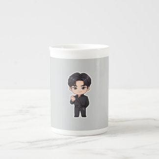 Koreansk Dramas Huvudroll Manlig Fingerhjärta Kera Benporslin Mugg