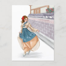 Koreansk flickvarningskort