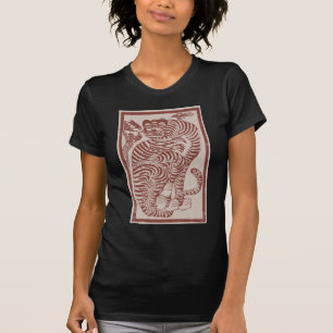 Koreansk folkart Tiger T-shirt
