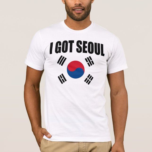 Koreansk James brunt T-shirt (Framsida)