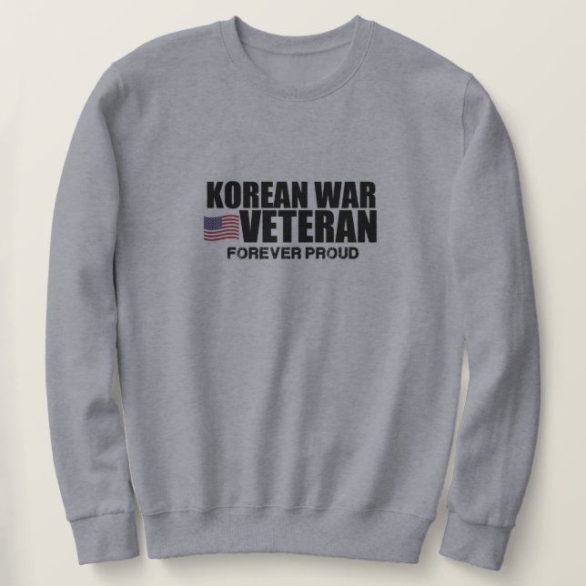 Koreansk krigveterantröja sweatshirt (Design framsida)