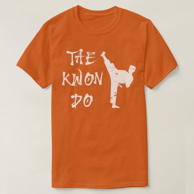 Koreansk martialkonst Taekwondo T Shirt (Design framsida)