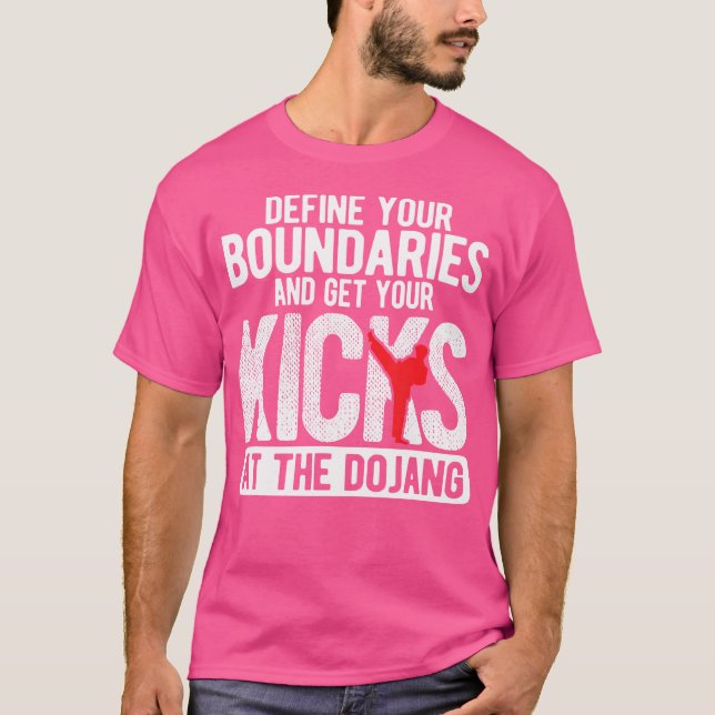 Koreansk martialkonst Taekwondo T Shirt (Framsida)