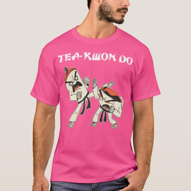 Koreansk martialkonst Taekwondo T Shirt (Framsida)
