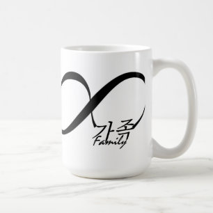 Koreansk mugg för för evigtfamiljkaffe