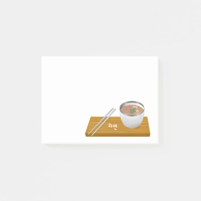 Koreansk noodle post-it block (Framsida)