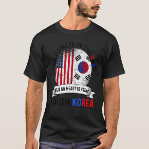 Koreansk patriot Heart från Sydkorea T Shirt