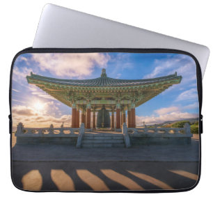 Koreansk paviljong Bärbar datorskydd Solnedgång Laptop Fodral