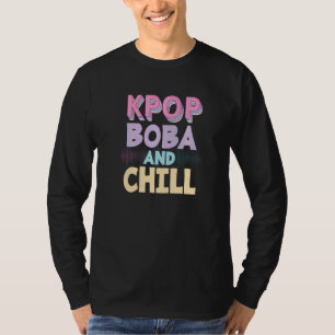 Koreansk pop Music Boba Drink K Pop Bubble Tea T Shirt
