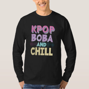 Koreansk pop Music Boba Drink K Pop Bubble Tea T Shirt
