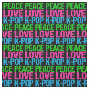 Koreansk pop Music Peace Kärlek K-Pop Tyg