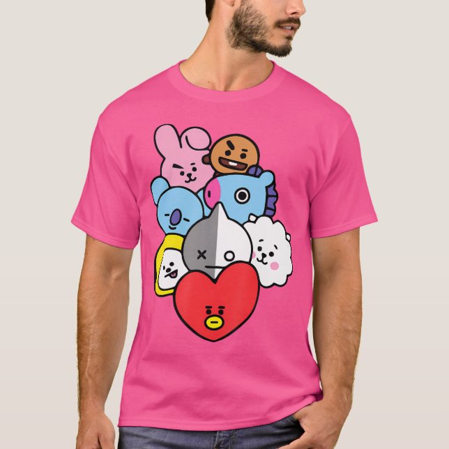 Koreansk poppmusik Fläkt T Shirt (Framsida)