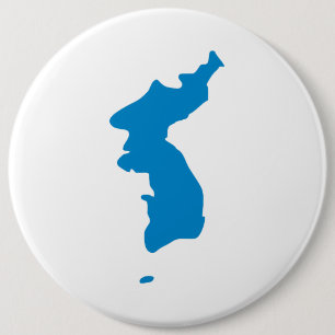 Koreansk sammanslagningflagga knapp
