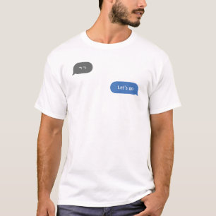 Koreansk slang Chatta Bubble ㄱ ㄱ Låt oss Go T Shirt