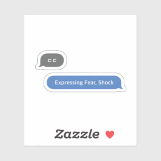 Koreansk slang Chatta Bubble ㄷ ㄷ Klistermärken