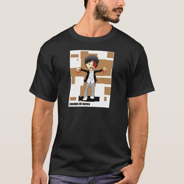 Koreansk Zombie T Shirt (Framsida)