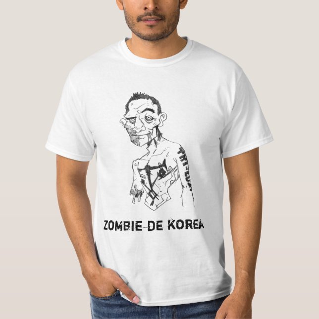 Koreansk Zombie Tee Shirt (Framsida)