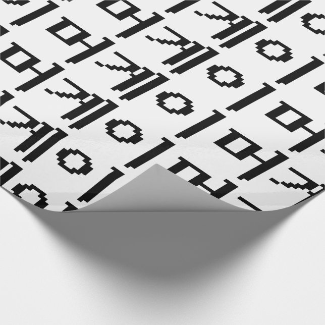 Koreanska 게 이 머 presentpapper (Hörn)