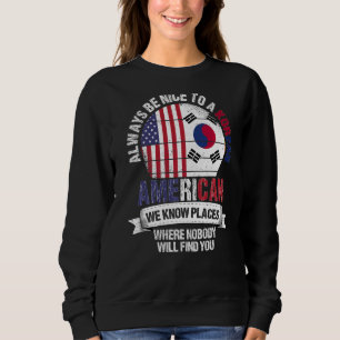 Koreanska Amerikanska Vi känner Ställen där Sydkor T Shirt