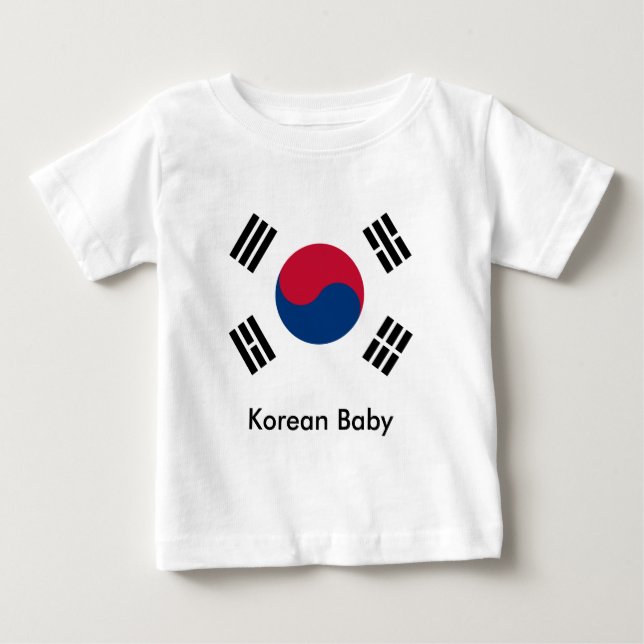 Koreanska baby tee shirt (Framsida)