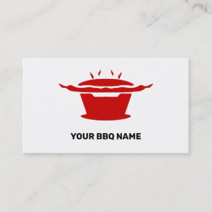 Koreanska BBQ (고 기 구 이) - signera Foodie Minimalis Visitkort