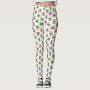 Koreanska BBQ Barbecue Roast Bulgogi Banchan Food Leggings