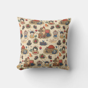 Koreanska Chuseok Pillow Cushion Kudde