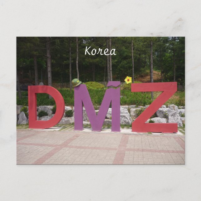 koreanska dmz vykort (Framsida)