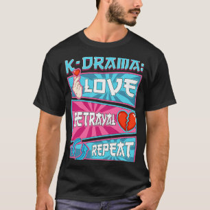 Koreanska Drama for Women Kdrama Mode Cute Kdrama T Shirt