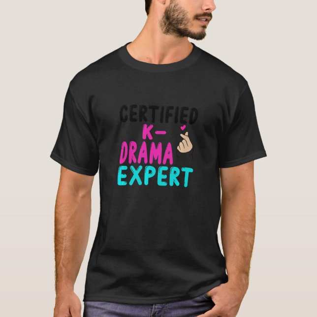 Koreanska Drama Kdrama Finger Heart 18 T Shirt (Framsida)