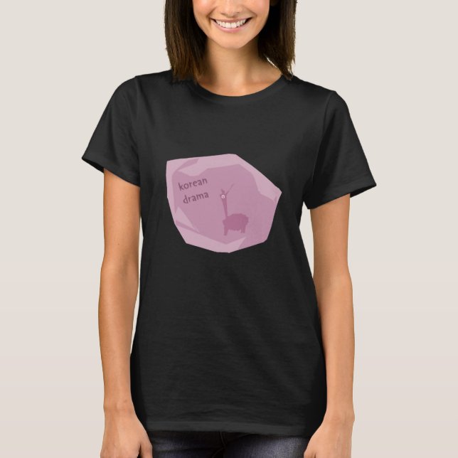 Koreanska Drama Llama! Tee (Framsida)
