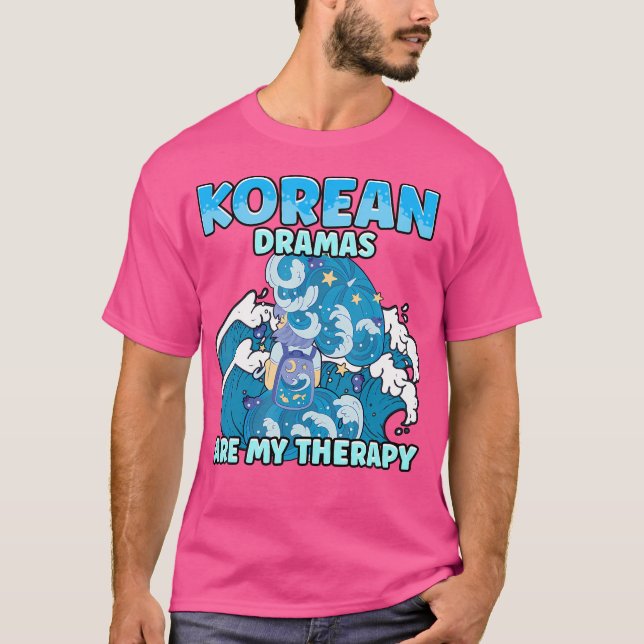 Koreanska dramas är min terapi K-Drama K-Pop T Shirt (Framsida)