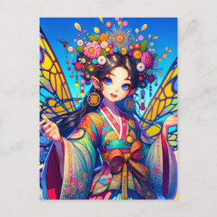 Koreanska Fairy Vykort