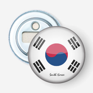 Koreanska Flagga och Sydkorea - party /sport Flasköppnare