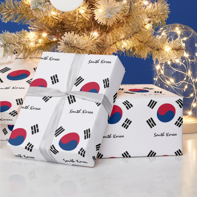 Koreanska gåvor/sportfantaster från Flagga och Syd Presentpapper (Helgdagar)